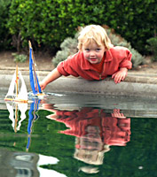 The Boating Lake! (Louise took this photograph)