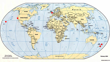 Click on a red dot to follow a hyperlink